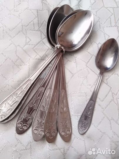 Наборы, вилки, ложки, ножи, СССР нержавейка