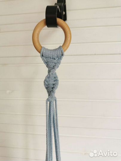 Подвес макраме с кашпо