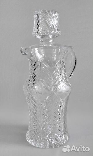 Кувшин хрустальный Чехословакия эпоха СССР