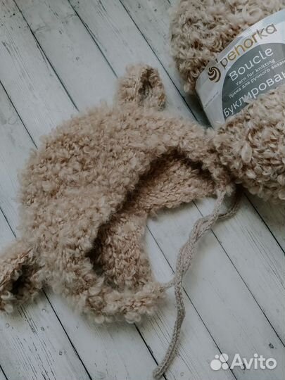 Детские вещички из пряжи букле