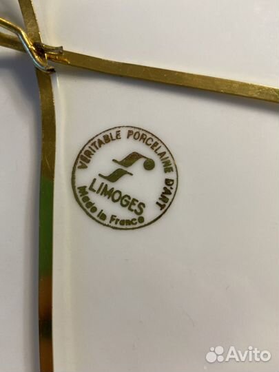 Настенная тарелка Limoges. лимож