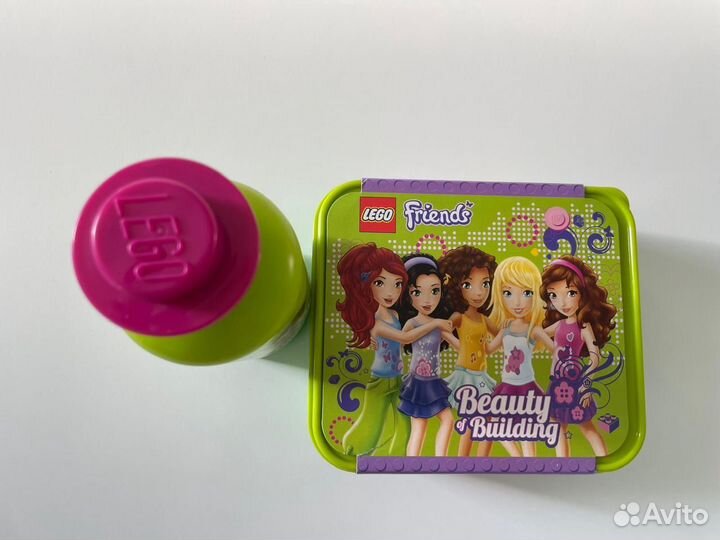 Набор ланч-бокс и бутылка lego friends