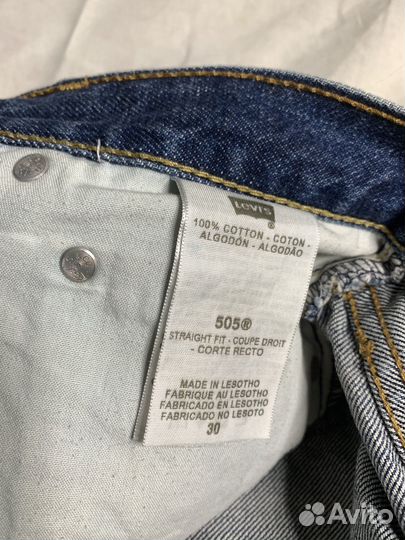 Шорты Levi's 505 джинсовые