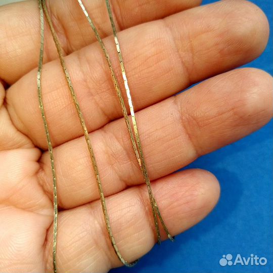 Винтажная дизайнерская 925 цепочка. Вес 2,9 грамм