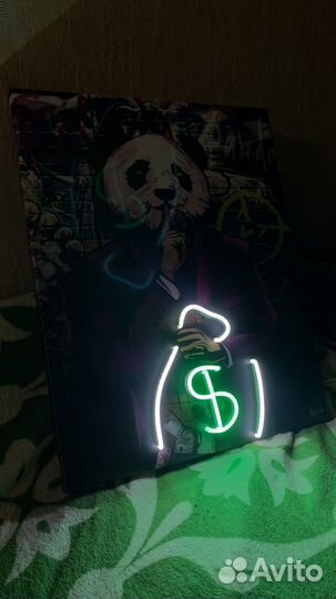 Неоновая вывеска/картина