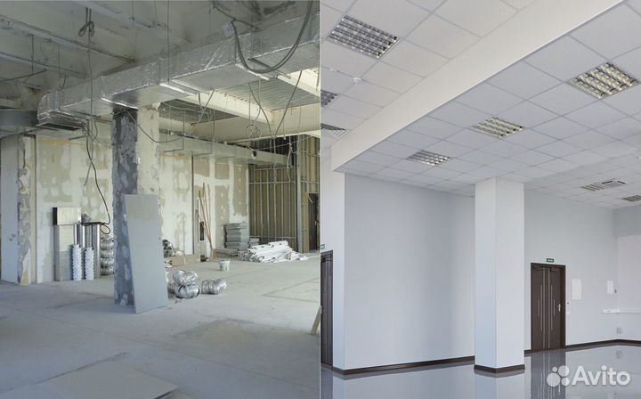 Ремонт офиса, дизайнерский ремонт помещений