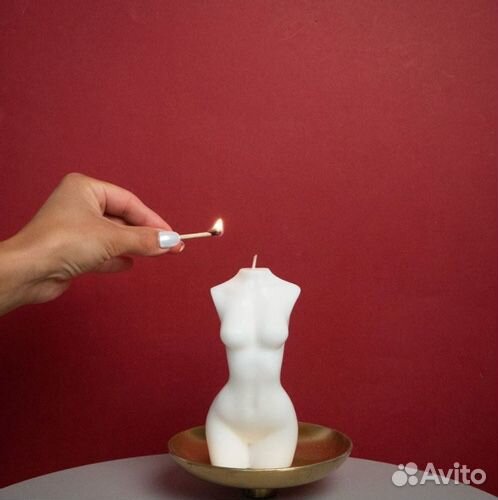 Свеча восковая женское тело мужское тело