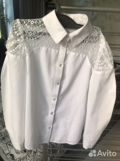 Школьные блузки для девочки 134