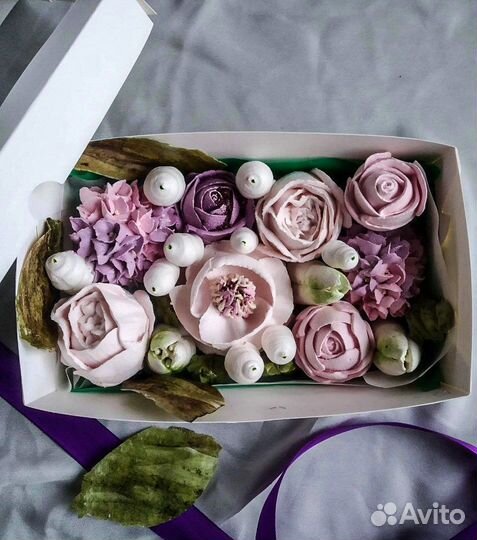 Зефир. Сладкие съдобные букеты из зефира