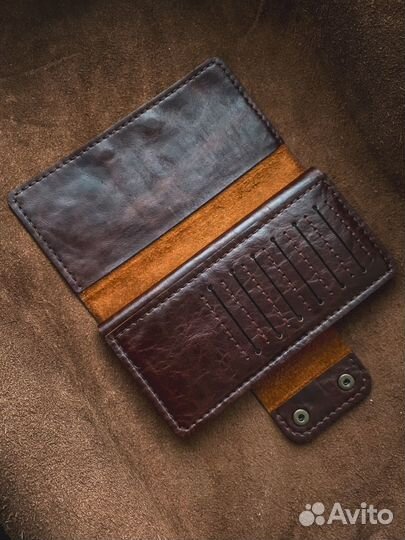 Паспортная обложка кожаная ручной работы