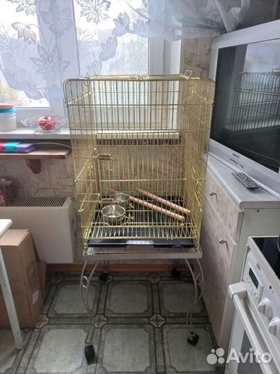 Клетка для среднего попугая