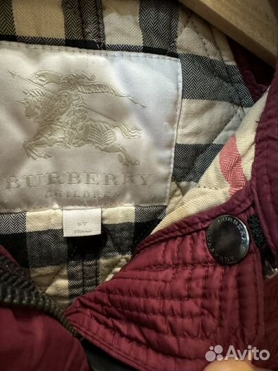 Куртка burberry детская