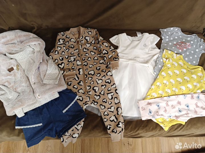 Пакет вещей на девочку 74- 80