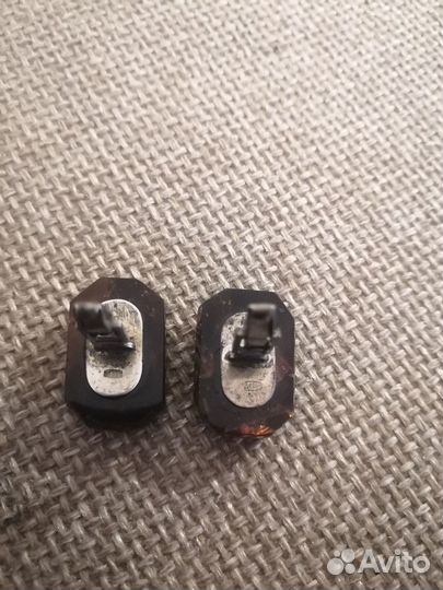 Запонки серебро 875 СССР