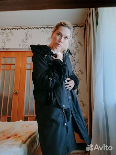 Плащ женский 58 черный