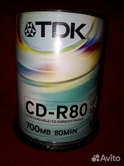 CD-R TDK 80 luxsemburg 100