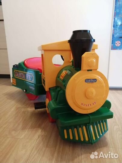 Электромобиль-поезд PegPerego SantaFe с 2 к.рельс