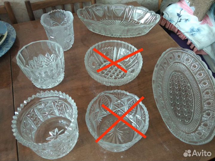 Вазы хрустальные