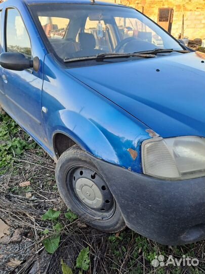 Renault Logan 1.4 МТ, 2006, битый, 500 000 км