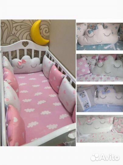 Бортики в детскую кроватку