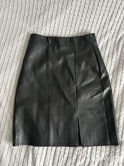 Кожаная юбка