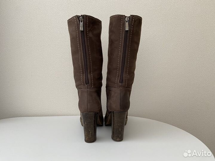 Зимние сапоги натуральная замша размер 40-41