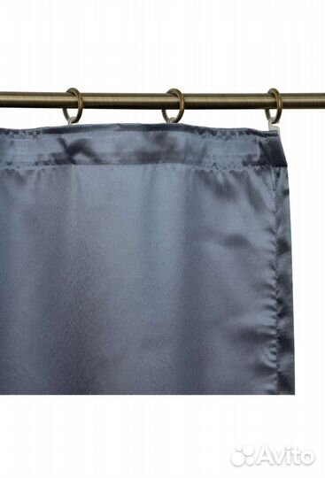 Комплект розовая и серая шторы