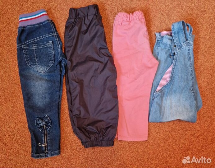 Джинсы для девочки 92