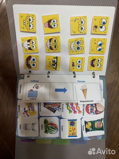 Альбом карточек пекс (pecs)