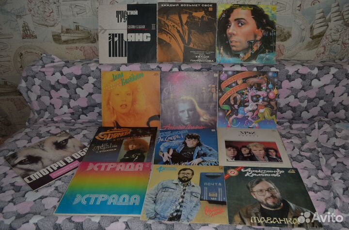 Виниловые пластинки. эстрада, рок и др 1980-1990г