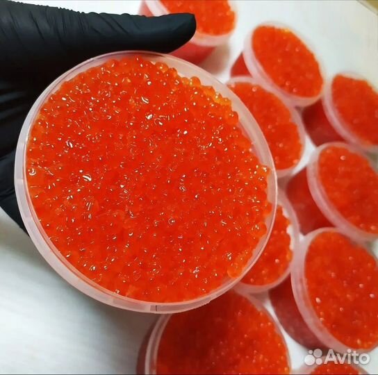 Красная икра кета