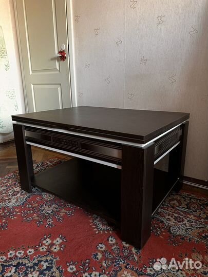 Журнальный стол-трансформер Агат Венге-Ваниль