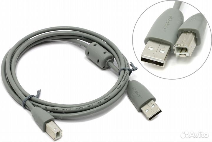 Кабель для принтера (USB Type-A - USB Type-B)