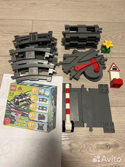 Lego duplo железная дорога 10507+10506+10782