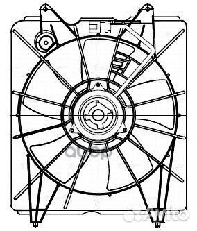 Вентилятор охлаждения двс Honda CR-V III 2.0i