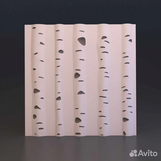 Гипсовая 3D панель 
