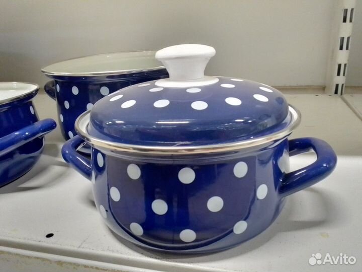 Набор кастрюль Моника, 1.5+2+3л, новый