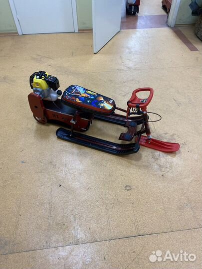 Снегокат с мотором (модуль на снегокат )