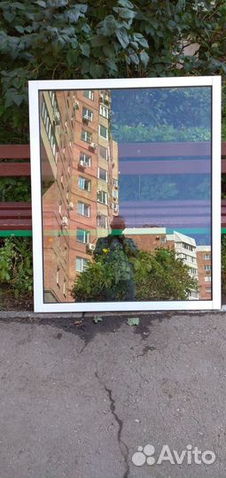 Алюминиевая раздвижная рама со стеклами б/у