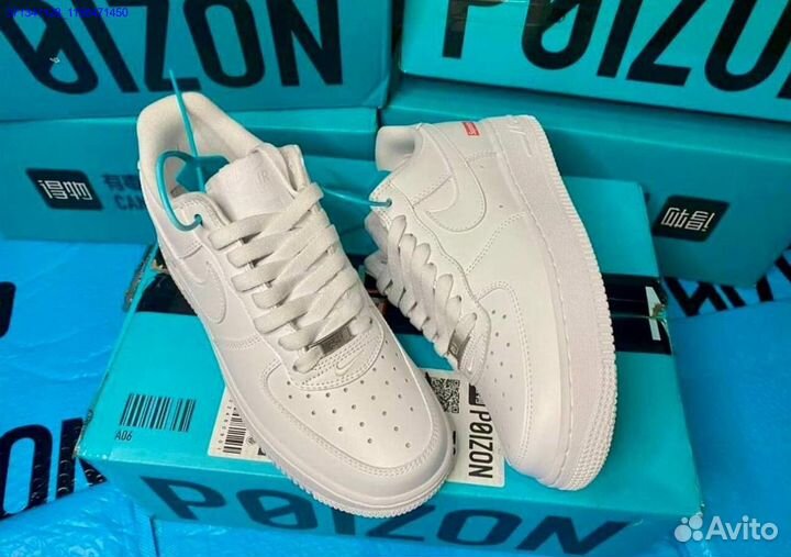 Кроссовки nike air force 1 supreme оригинал