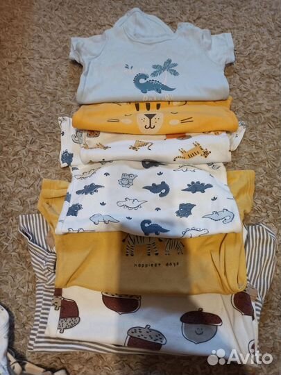 Детские вещи пакетом для мальчика 80 86