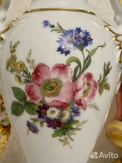 Ваза для д/цветов с лебедями Kaiser Германия