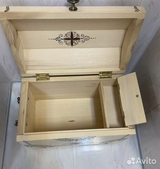 Сундук деревянный новый