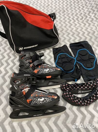 Коньки хоккейные профессиональные