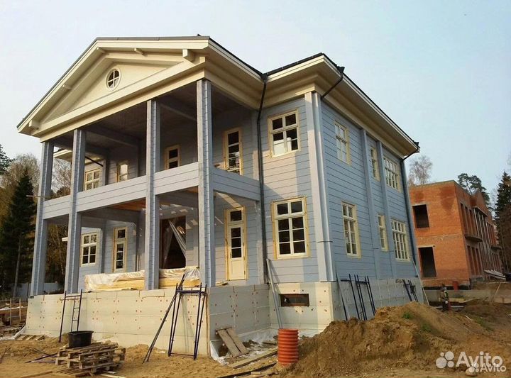Покраска деревянных домов