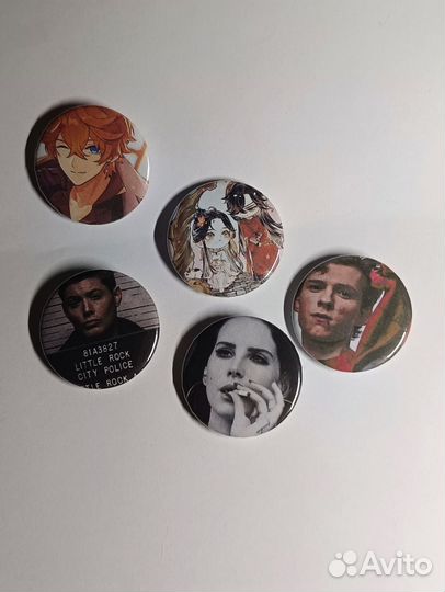 Значки с выбором своей картинки