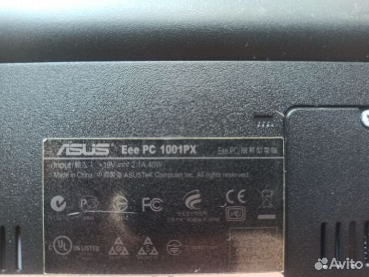 Нетбук asus eee pc 1001px