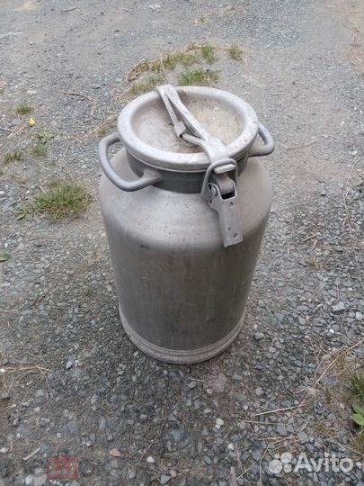 Фляга молочная 40 л алюминиевая