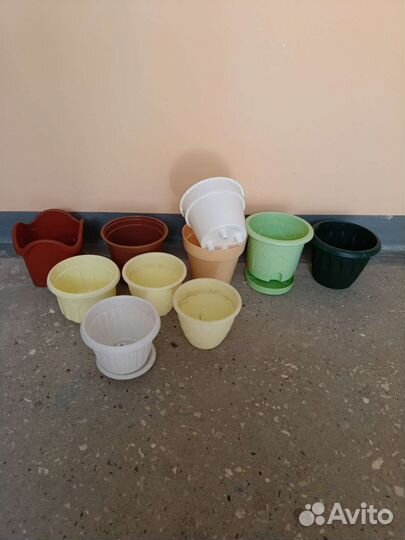 Горшки 9 штук
