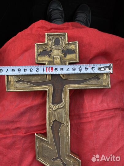 Напрестольный крест 1829 год серебро 84 проба